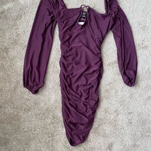 Windsor Plum Long Sleeve Dress